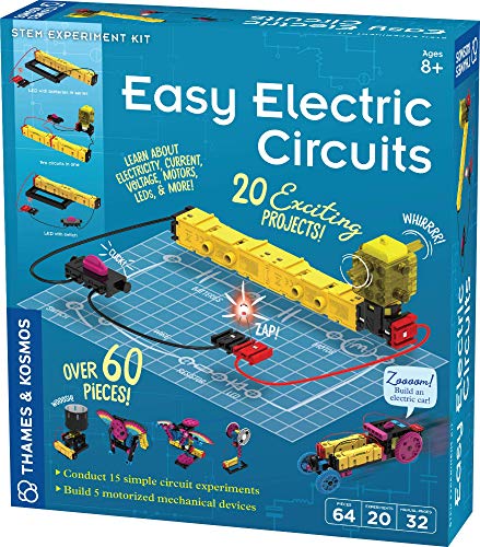 Thames & Kosmos , 550041, Easy Electric Circuits, 20 Exciting Projects, Over 60 Pieces, STEM, Ages 9+ von Thames & Kosmos