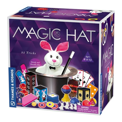 Thames & Kosmos , 680282 , Magic Hat , 40 Magic Props Inside , Learn and Perform for Your Friends and Family , Ages 6+ von Thames & Kosmos