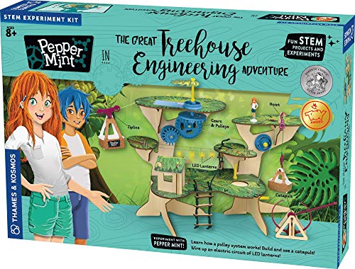 Thames & Kosmos 626020 Thames and Pepper Mint, Ages 8+ Themse und Kosmos Pfefferminze: The Treehouse Adventure, STEM Experiment Kit, Alter 8 +, Mehrfarbig Thames & Kosmos 626020 Thames and Pepper Mint, Ages 8+ Themse und Kosmos Pfefferminze: The Treehouse Adventure, STEM Experiment Kit, Alter 8 +, Mehrfarbig von Thames & Kosmos