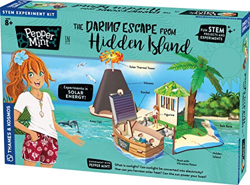 Thames & Kosmos 626039 606084 Mint and Hidden Island Adventure, Explore Energy of The Sun with Pepper, Solar Bauen Sie eine Insel-Experiment-und-Spielstation, Mehrfarbig Thames & Kosmos 626039 606084 Mint and Hidden Island Adventure, Explore Energy of The Sun with Pepper, Solar Bauen Sie eine Insel-Experiment-und-Spielstation, Mehrfarbig von Thames & Kosmos