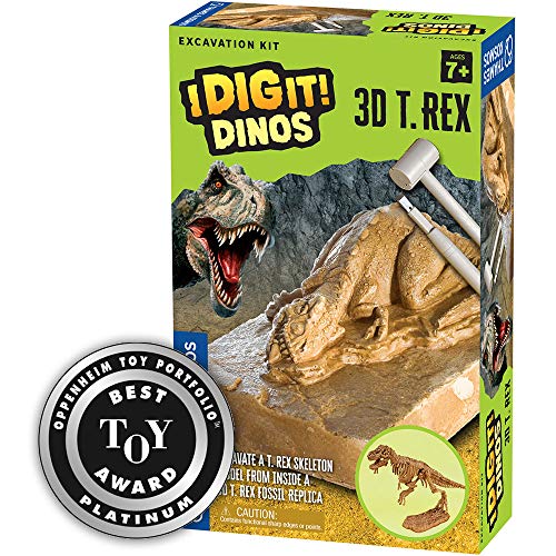 Thames & Kosmos 657550 I Dig It! Dinos 3D T. Rex Ausgrabung, Science Kit, 3D Tyrannosaurus Rex Dinosaur Skeleton, Paläontologie, Dinosaurier-Spielzeug von Thames & Kosmos