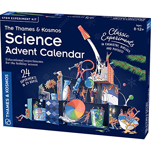 Thames & Kosmos - STEM: Adventskalender - Klassische Experimente: Chemie, Biologie & Physik - Science Kits für Erwachsene & Kinder, ab 8 Jahren - 661007 von Thames & Kosmos