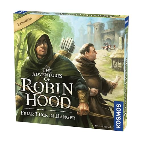 Thames & Kosmos The Adventures of Robin Hood: Friar Tuck in Danger-Erweiterungspaket, Strategiespiel, Familienspiele für Spieleabend, kooperative Brettspiele für Erwachsene und Kinder, für 2 bis 4 von Thames & Kosmos