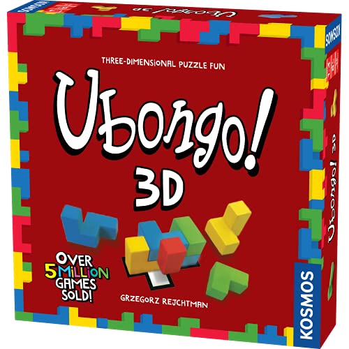 Thames & Kosmos - Ubongo! 3D - Level: Intermediate - Unique Puzzle Game - 1-4 Players - Puzzle Solving Strategy Board Games for Adults & Kids, Ages 5+, 694258 von Thames & Kosmos