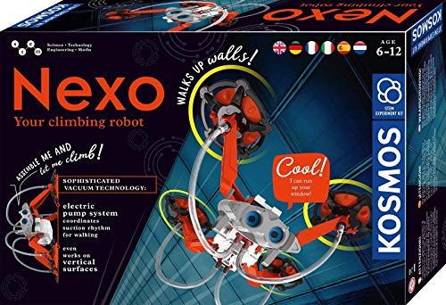 Thames & Kosmos Walls Thames and Kosmos 1618132 Nexo: Der kletternde Schwerkraft-trotzende Roboter, beobachten Sie ihn senkrecht nach oben, glatte Oberflächen, 5 verschiedene Modelle zum Bauen, Alter 6-12 von Thames & Kosmos