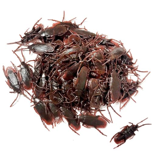 Thapncow Pack of 40 Pranks Simulation Cockroach Toys, Fake Cockroach Realistic Cockroaches Prank Novelty Plastic Cockroaches Look Real for Halloween, Cockroaches Prank Items Thapncow Pack of 40 Pranks Simulation Cockroach Toys, Fake Cockroach Realistic Cockroaches Prank Novelty Plastic Cockroaches Look Real for Halloween, Cockroaches Prank Items von Thapncow