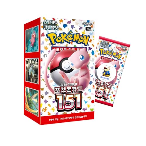 Korean 151 Pokémon Booster Box | 20 x Korean 151 Pokemon Booster Box | 20 x 151 Pokemon Card Packs | Pokemon TCG Pack | TCYM Authenticated | von That Chunky Yellow Mouse