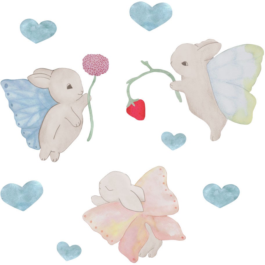 That's Mine Wandaufkleber Fairy Bunnies 3er-Pack That's Mine Wandaufkleber Fairy Bunnies 3er-Pack von That's Mine