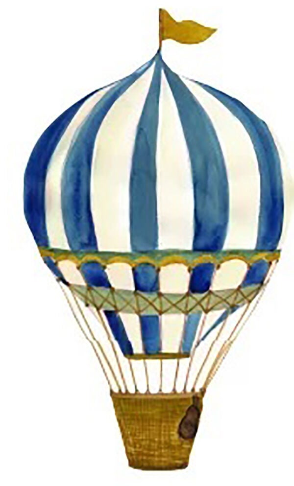 That's Mine Wandaufkleber Retro Kleiner Heißluftballon von That's Mine