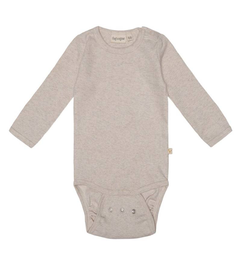 That's Mine Body - Petra - Rib - Light Brown Melange - Thats Mine - 3 Jahre (98) - Body L/Ä von Thats Mine