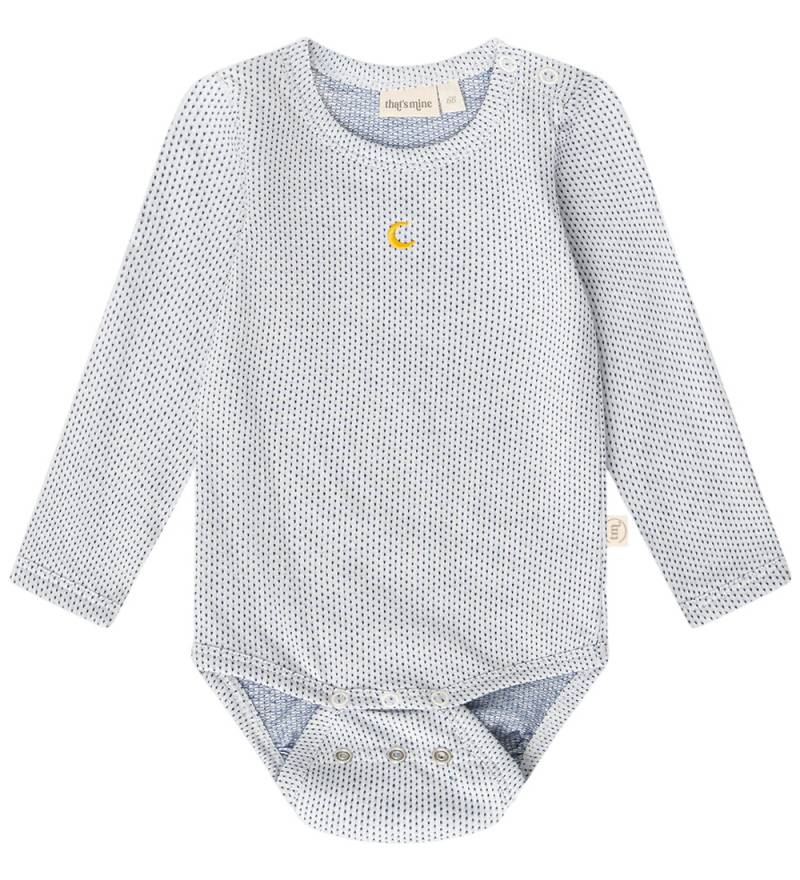 That's Mine Body l/ä - Benji - Tiny Dots Navy - Thats Mine - 1½ Jahre (86) - Body L/Ä von Thats Mine