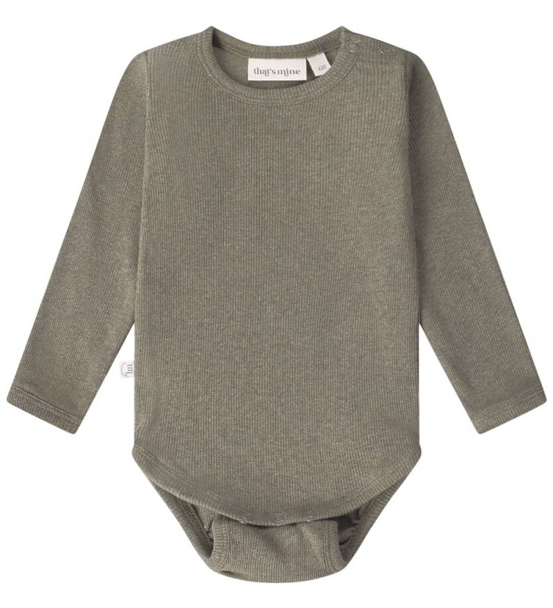 That's Mine Body l/ä - Noos - Petra - Green Melange - Thats Mine - 2 Jahre (92) - Body L/Ä von Thats Mine