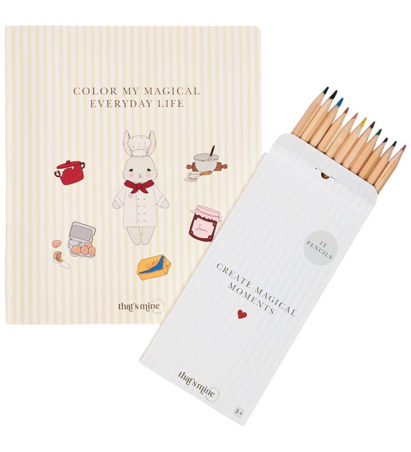 That's Mine Malbuch m. Farben - 12 st. - Beine - Bunny - Thats Mine - One Size - Malbücher That's Mine Malbuch m. Farben - 12 st. - Beine - Bunny - Thats Mine - One Size - Malbücher von Thats Mine