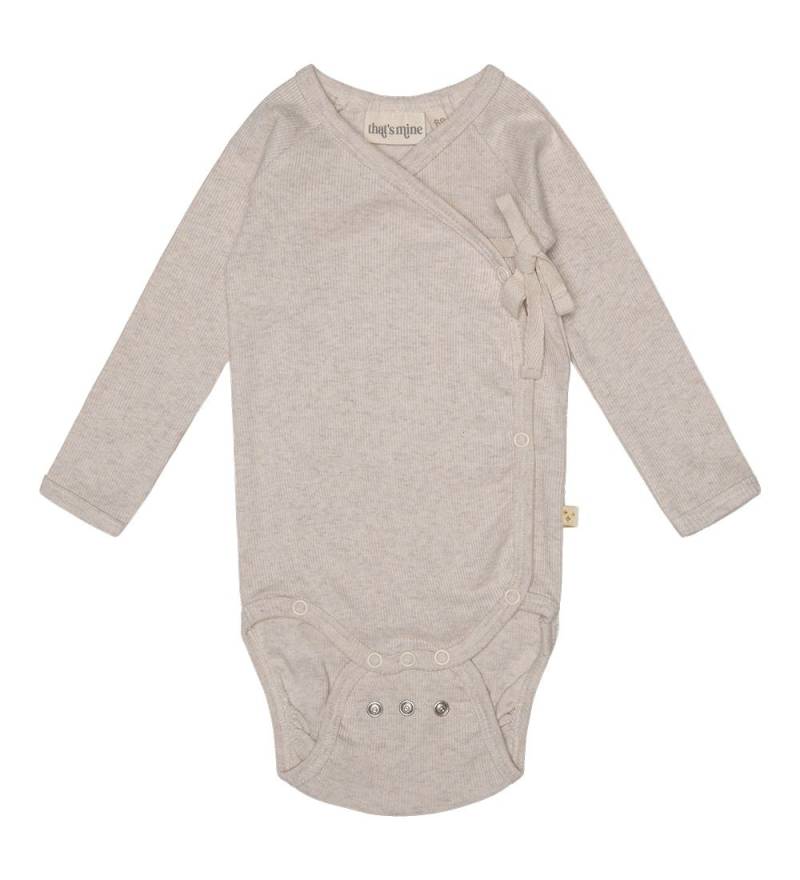 That's Mine Wickelbody - Becca - Rib - Light Brown Melange - Thats Mine - 68 - Body L/Ä That's Mine Wickelbody - Becca - Rib - Light Brown Melange - Thats Mine - 68 - Body L/Ä von Thats Mine
