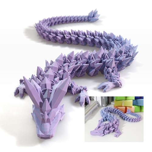 Großer 3D-Drache, 76,2 cm, flexibler Gelenkdrache, Kristall-Spielzeug, 3D-gedrucktes Geschenk für Festival, Heimdekoration, Bürodekorationen Großer 3D-Drache, 76,2 cm, flexibler Gelenkdrache, Kristall-Spielzeug, 3D-gedrucktes Geschenk für Festival, Heimdekoration, Bürodekorationen von Dak Haan