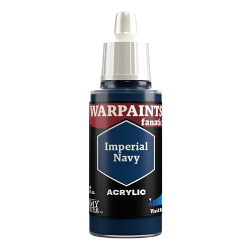 The Army Painter Blue Warpaints Fanatic Acrylfarben, 18 ml, Imperial Navy von The Army Painter