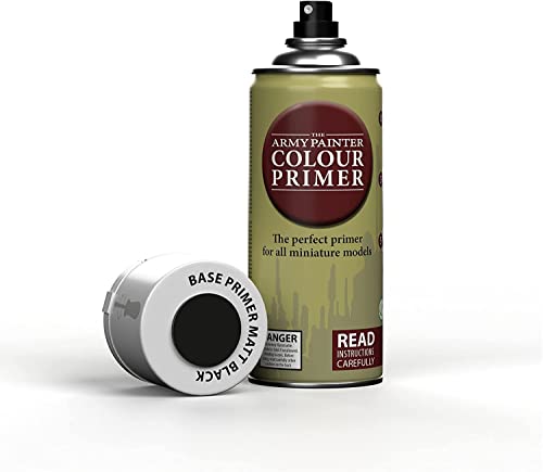 Army Painter - Base Primer - Matt Black Spray (400ml) - Deutsch von The Army Painter