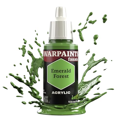 The Army Painter Greens Warpaints Fanatic Acrylfarben, 18 ml (Smaragdwald) von The Army Painter