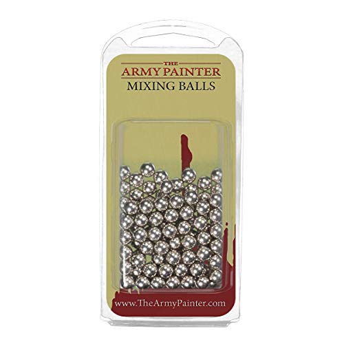 The Army Painter Mixing Balls, 100 Stück rostfreie stahlkugeln Edelstahl Mixing Balls, 5,5 mm Paint Agitator Bälle Ideal als Miniatur Acrylfarbe Flaschen Beads für Warhammer 40K und DND von The Army Painter