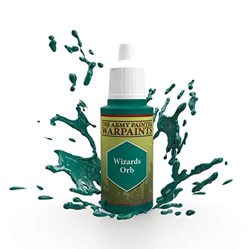 The Army Painter | Warpaint | Wizards Orb | Hochpigmentierte Acrylfarbe auf Wasserbasis, geeignet für das Bemalen von Tabletop Miniaturen, Brettspielfiguren und Miniaturen zu RPGs Rollenspielen, w69" x l72", WP1466 von The Army Painter