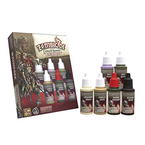 The Army Painter | Zombicide: Green Horde Malset | 6 Acrylfarben | für Cool Mini or Not Zombicide: Black Plague und Green Horde Brettspiel | Wargames Miniatur Modellmalerei, 1 Stück (1er Pack) The Army Painter | Zombicide: Green Horde Malset | 6 Acrylfarben | für Cool Mini or Not Zombicide: Black Plague und Green Horde Brettspiel | Wargames Miniatur Modellmalerei, 1 Stück (1er Pack) von The Army Painter