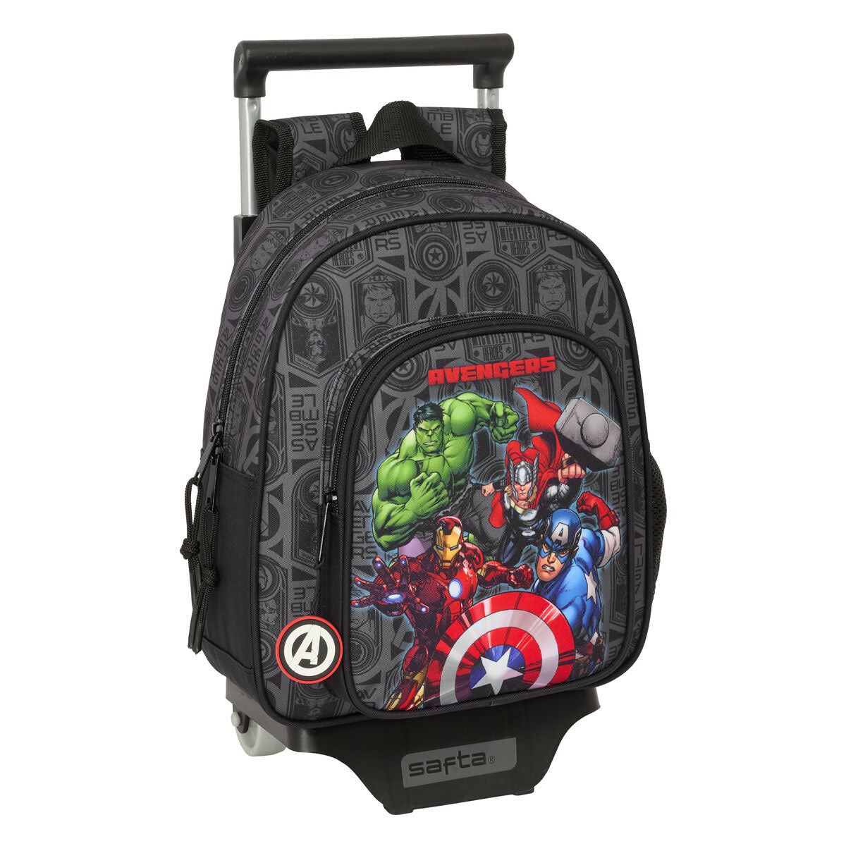 Schulrucksack mit Rädern The Avengers Vendetta Schwarz 27 x 33 x 10 cm Schulrucksack mit Rädern The Avengers Vendetta Schwarz 27 x 33 x 10 cm von The Avengers
