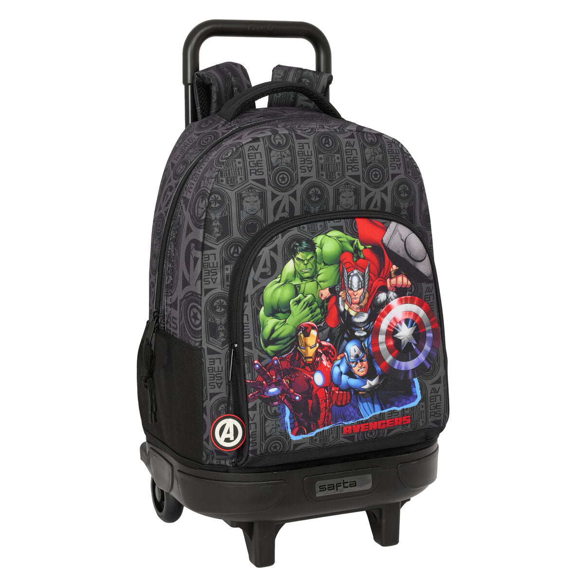 Schulrucksack mit Rädern The Avengers Vendetta Schwarz 33 x 45 x 22 cm Schulrucksack mit Rädern The Avengers Vendetta Schwarz 33 x 45 x 22 cm von The Avengers