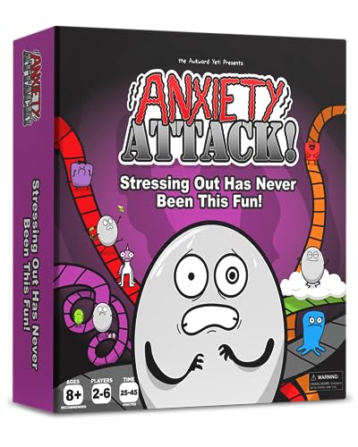 Anxiety Attack Game | Das familienfreundliche Spiel | Unbeholfenes Yeti | 2-6 Spieler | 8+ von The Awkward Yeti