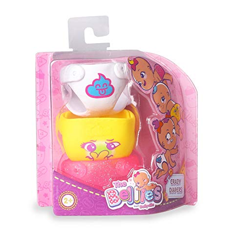 The Bellies - Crazy Diapers, Set of Three Units with Funny Designs, only for Bellies Dolls, Recommended from 3 Years (Famosa 700016270) von The Bellies From Bellyville