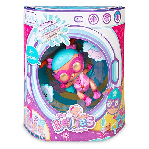 The Bellies – Lily-Splash! Bellie Aquatico, mag Wasser, interaktive Puppe für Mädchen und Jungen ab 3 Jahren (Famosa 700016275) von The Bellies From Bellyville