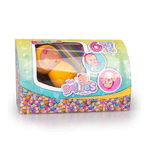 Die Bellies von Bellyville -Die Baby Bellies Yumi Yummy, gelbe, weiche und matschige Babypuppen mit 6 verschiedenen Überraschungen, Spaß, Schaukeln, +3 Jahre, Famosa (BEE08300) Die Bellies von Bellyville -Die Baby Bellies Yumi Yummy, gelbe, weiche und matschige Babypuppen mit 6 verschiedenen Überraschungen, Spaß, Schaukeln, +3 Jahre, Famosa (BEE08300) von The Bellies From Bellyville