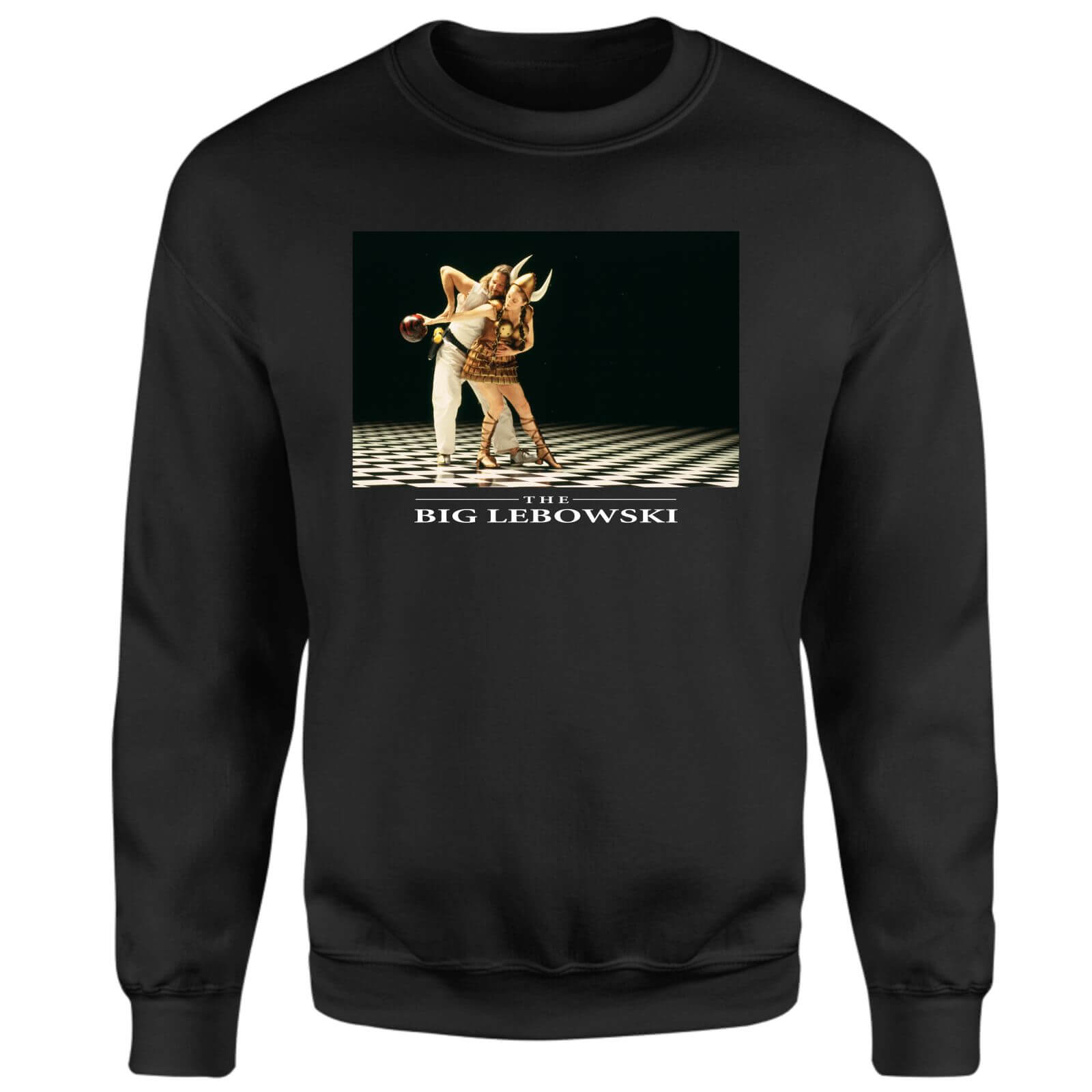 Big Lebowski Bowling Dance Sweatshirt - Black - S von The Big Lebowski