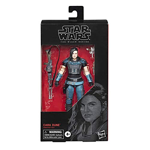 Star Wars The Black Cara Dune Toy 6" Scale Collectible Action Figure, Kids Ages 4 & Up von Star Wars