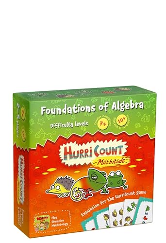 Hurricount Mathitude Lernspiel für Grundschule, zum Zählen und Vergleichen ab 7 10 Jahren, cooles Mathematikspiel Schnelles Kopfrechnen Ungleichungen Addieren arithmetische Fähigkeiten von The Brainy Band