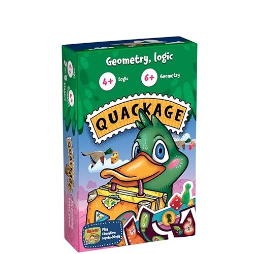 Quackage. Lernspiel für Kinder ab 4 6 Jahren. Räumliches Denken Logik Spaß am Lernen Geometrie Feinmotorik geometrische Formen. The Brainy Band von The Brainy Band