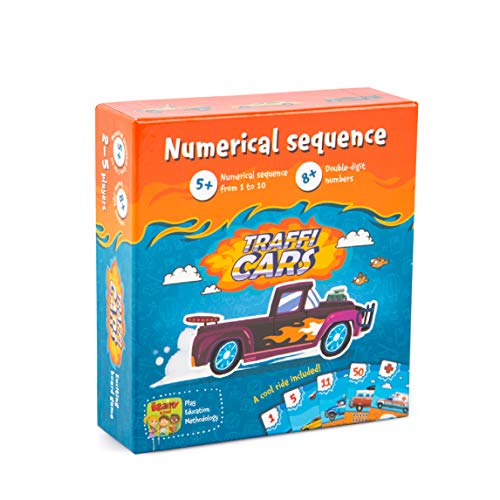 The Brainy Band Trafficars - Lernspiel für Kinder, Autos und Zahlenreihen, Zählen, Rechnen, Kartenspiel, Zahlenreihen bilden, Mathe, Mathespiel für Schüler ab 6 Jahren The Brainy Band Trafficars - Lernspiel für Kinder, Autos und Zahlenreihen, Zählen, Rechnen, Kartenspiel, Zahlenreihen bilden, Mathe, Mathespiel für Schüler ab 6 Jahren von The Brainy Band