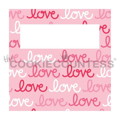Tütenaufsatz, 10,2 cm – Love Repeat von The Cookie Countess