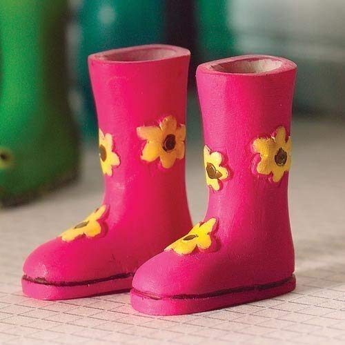 The Dolls House Emporium Flower Power Gummistiefel (Kunststoff) von The Dolls House Emporium