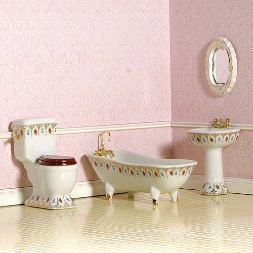 The Dolls House Emporium Luxury Victorian Bad 1:12 für Puppenhaus - Weiß, Keramik, klassisch The Dolls House Emporium Luxury Victorian Bad 1:12 für Puppenhaus - Weiß, Keramik, klassisch von The Dolls House Emporium