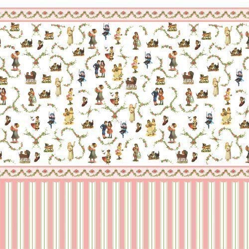 The Dolls House Emporium Viktorianische Kinderzimmertapete von The Dolls House Emporium