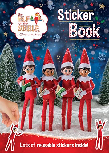 Elf On The Shelf Stickerbuch | Weihnachts-Aktivitätspaket | Stickerbuch | Elfengeschenke und Geschenke für Kinder | Weihnachtselfe im Regal Zubehör | Elfenankunft von The Elf on the Shelf