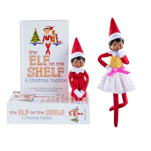 Elf on the Shelf - Brown Eyed Girl Scout Elf & Claus Couture Collection Ice Cream Party Outfit von The Elf on the Shelf