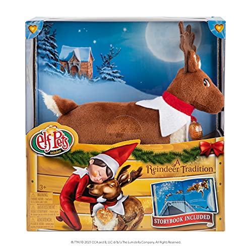 Elf on the Shelf Elf Pets A Reindeer Tradition Includes Beautifully Illustrated Hardbound Storybook, Huggable Elf Pet Reindeer Stuffed Animal with Golden Heart Charm + Official Adoption Certificate von The Elf on the Shelf