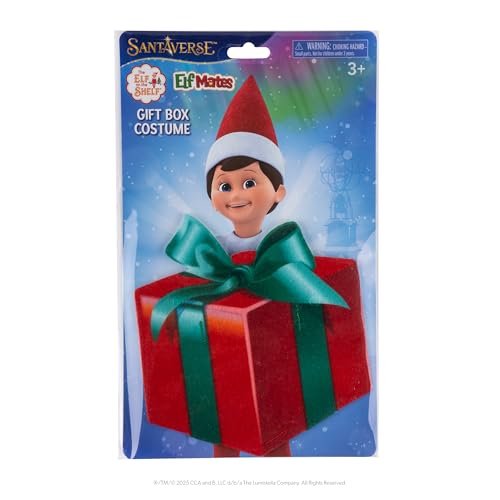 The Elf on The Shelf Elf Mates Kostüm - Geschenkbox, Filz Elf Kleidung Zubehör, passend für Elf Mates, Offizielles Feiertagsverkleiden, Pfadfinderelfe Nicht enthalten von The Elf on the Shelf