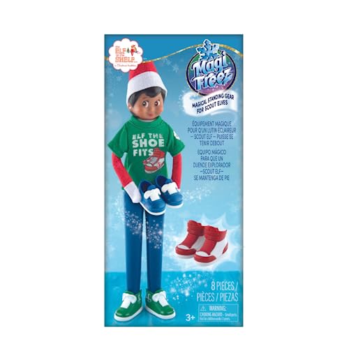 The Elf on The Shelf® MagiFreez™ Coole Sneaker Set | Outfit mit Hemd & 3 Paar Turnschuhen | Scout Elf Accessoires von The Elf on the Shelf