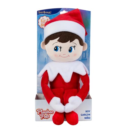 The Elf on the Shelf Plushee Pals Pfadfinderelfe mit blauen Augen für Jungen, Plüsch-Elfe, kuschelig, liebenswert, 43,2 cm The Elf on the Shelf Plushee Pals Pfadfinderelfe mit blauen Augen für Jungen, Plüsch-Elfe, kuschelig, liebenswert, 43,2 cm von The Elf on the Shelf