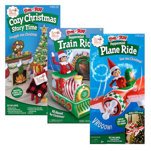 The Elf on the Shelf SEAP Bundle: Peppermint Plane, Peppermint Train, and Cozy Christmas Time The Elf on the Shelf SEAP Bundle: Peppermint Plane, Peppermint Train, and Cozy Christmas Time von The Elf on the Shelf