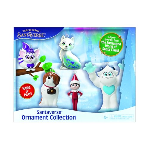 The Elf on the Shelf Santaverse Ornament and Play Figure Collection - 5 Christmas Decorations | Christmas Ornaments | Christmas Elf Decorations - Year Round Magic and Mystery from The North Pole The Elf on the Shelf Santaverse Ornament and Play Figure Collection - 5 Christmas Decorations | Christmas Ornaments | Christmas Elf Decorations - Year Round Magic and Mystery from The North Pole von The Elf on the Shelf