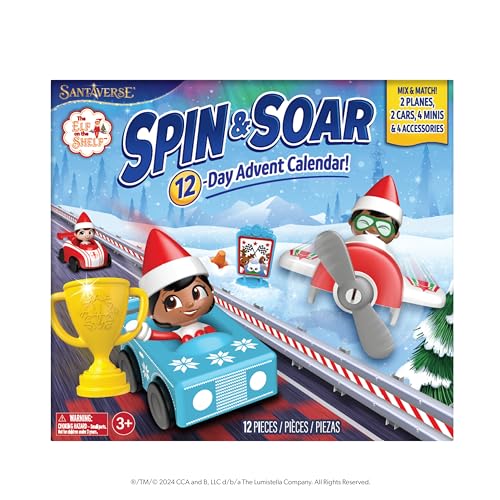 The Elf on the Shelf Spin and Soar 12 Day Christmas Countdown - Lustige Mini-Sammelstücke! The Elf on the Shelf Spin and Soar 12 Day Christmas Countdown - Lustige Mini-Sammelstücke! von The Elf on the Shelf