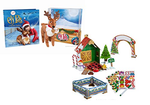 The Elf on the Shelf: Elf Pets – Eine Rentier-Tradition gebündelt mit ELF Pets Weihnachtshütte Spielset von The Elf on the Shelf